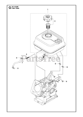 Husqvarna 970505201 - Husqvarna Engine (2021-01) FUEL TANK