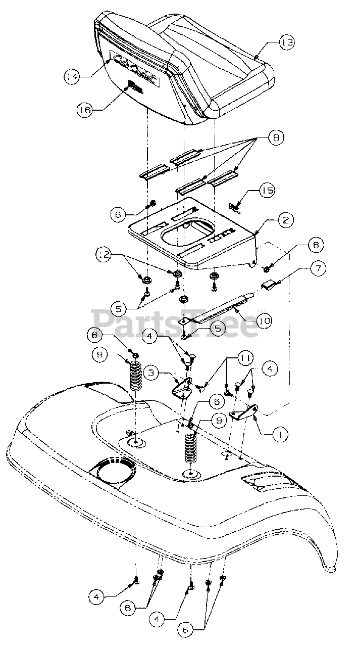 Cub Cadet 2135 (13B214F100) Cub Cadet Garden Tractor (SN 326006