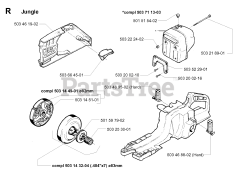 Husqvarna 394 XP - Husqvarna Chainsaw (SN: 19980900001 & Above)