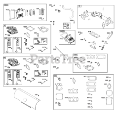 Briggs & Stratton 613477-0278-J1 - Briggs & Stratton Horizontal Engine Cylinder Head Group