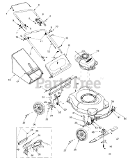 Craftsman 247.388240 (11A-403D099) - Craftsman Walk-Behind Mower (1999) (Sears)