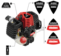 Shindaiwa AHS 262 - Shindaiwa Articulating Hedge Trimmer (SN: U44615001001 - U44615999999)