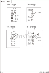 Subaru Robin EX130D20141 (EX13) - Subaru Robin Engine 630 Fuel &amp; Lubricant