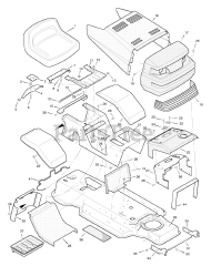 Murray 40900x20D - Murray 40" Lawn Tractor (1996)
