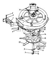 Cub Cadet 093 (190-093-100) - Cub Cadet 30" Mulch Kit (1995) att