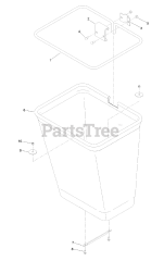 Exmark 126-6954 - Exmark Ultra Vac Bagger for Radius Mower, Heavy Duty (SN: 404314159 - 406294344) (2019)