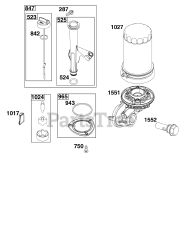 Briggs & Stratton 44U877-0025-G1 - Briggs & Stratton Vertical Engine Lubrication Group
