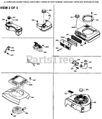 Tecumseh TVS90-46009 - Tecumseh Engine Engine Parts List #2