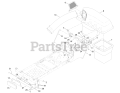 Exmark QT50 - Exmark 50" Quest Bagger Assembly (SN: 920000 - 999999) (2011)