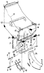 White Outdoor 190-077-190 - White Outdoor Convertible Rear Discharge Grass Catcher (1988)