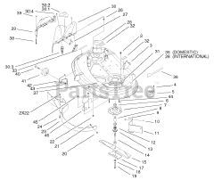 Toro 71226 (16-38 XLE) - Toro Lawn Tractor (SN: 210000001 - 210999999) (2001) 38" Deck Assembly