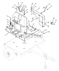 Gravely 993003 (Pro-Chip 310) - Gravely Pro-Chip Chipper, 23hp Kohler (SN: 000101 & Above)