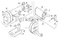 Kohler CV12.5-1242 - Kohler Command PRO Engine, Made for Ariens, 12.5hp Exhaust (Cont.) 11-27-15 (TP-2351)