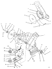 Gravely 815014 - Gravely Mini ZT Bagger (SN: 000500 & Above)