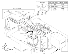 Scotts 30577x31A - Scotts 30" Lawn Tractor (1998) Electrical System