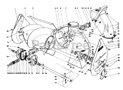 Toro 59147 - Toro 38" Side-Discharge Mower Deck for Model 59365 Tractor (SN: 007000001 - 007999999) (1987)