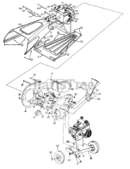 Craftsman 247.775850 (247-483A099) - Craftsman Chipper Shredder (1997) (Sears)