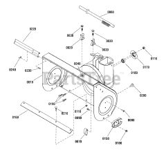 Craftsman 536.886180 (1696146) - Craftsman 27" Snow Thrower (2011) (Sears) Auger Housing Group