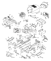 Poulan Pro PB GT 2254 (960220002-01) - Poulan Pro Garden Tractor (2005)