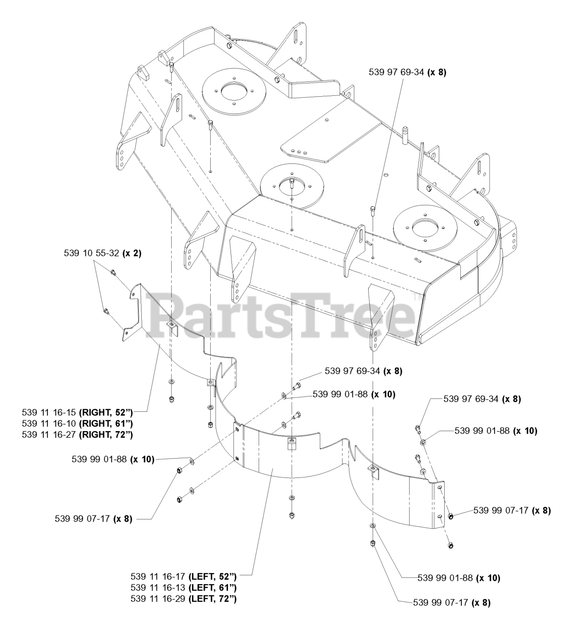 Husqvarna LZ 6123 LTKOA (968999269) - Husqvarna 61