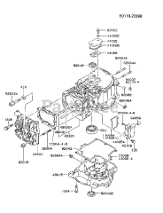 Kawasaki FB460V-DS14 - Kawasaki Engine CYLINDER/CRANKCASE