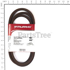 Murray 37X62MA Wedge Belt, 85.94" El - image 3