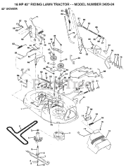 Electrolux/AYP 3420-24 - Electrolux/AYP Lawn Tractor (1992)