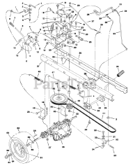 Briggs & Stratton 40530x83A - Briggs & Stratton 40" Lawn Tractor (1997) Motion Drive