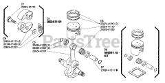 Shindaiwa T 27 - Shindaiwa String Trimmer Piston, Clutch Shoe