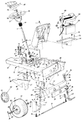 MTD 141-844H000 - MTD Garden Tractor (1990)