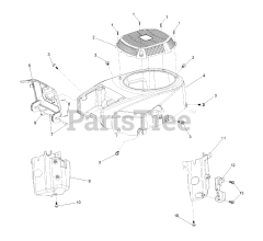 Exmark RAE708GEM60300 - Exmark 60" Radius E-Series Zero-Turn Mower, Exmark 708 (SN: 400000000 - 402082299) (2017) Blower Housing Assembly