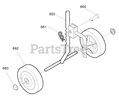 Murray 11052x4D - Murray Cultivator (2003) Wheel Assembly