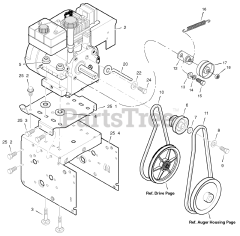Murray 622505x105A - Murray 22" Snow Thrower (2004) (Miller High Life)