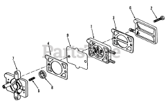 Toro 91-20KS02 (D-200) - Toro Lawn Tractor (1979) D-160 Onan Engine, Fuel Pump Parts Group