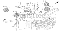 Honda BF250 A XXCA (BBJJ) - Honda Marine Engine, Made in Japan (SN: BBJJ-8000001 - BBJJ-9999999) TIMING BELT