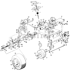 MTD 131-784G - MTD Lawn Tractor (1991)