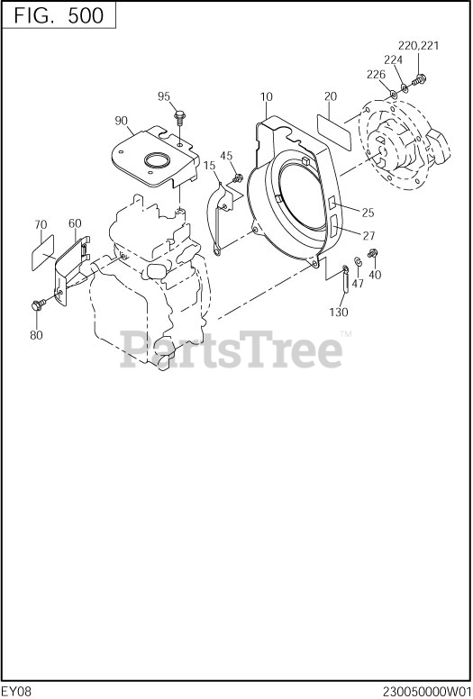 Subaru Robin EY080BN7230 EY08