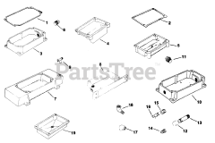 Kohler K321-60186 - Kohler K-Series Engine, Made for Jacobsen, 14hp, 10.4kW Oil Pan 21-10-02 (TP-691-B) Rev 10/18/2006