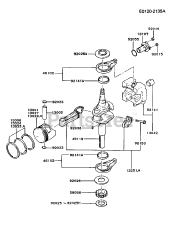 Kawasaki FB460V-AS29 - Kawasaki Engine PISTON/CRANKSHAFT
