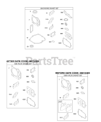 Briggs & Stratton 12Y602-0110-E2 - Briggs & Stratton Vertical Engine Engine Gasket Set, Valve Gasket Set