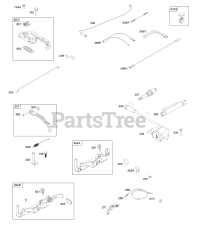 Briggs & Stratton 9P702-0010-F1 - Briggs & Stratton Vertical Engine Armature, Controls, Electrical System, Governor Spring, Ignition, Spark Plug