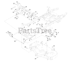 Exmark PNS720KC523 - Exmark 52" Pioneer S-Series Zero-Turn Mower, Kohler ZT720 (SN: 314000000 - 314999999) (2014) Deck Lift Assembly