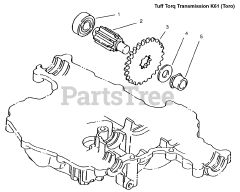 Toro 72115 (270-H) - Toro Lawn & Garden Tractor (SN: 099000001 - 099999999) (1999) Final Pinion