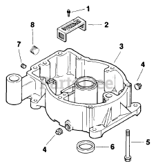 Exmark TT-20KO - Exmark Turf Tracer Hydro Walk-Behind Mower, 20hp Kohler (SN: 080000 - 089999) (1993) Oil Pan