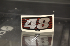 Snapper 75565 Decal  48 Deck  Silv