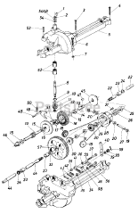 MTD 139-625-000 - MTD Lawn Tractor (1989) Single Speed Transaxle Right Hand