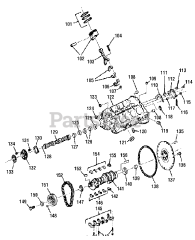 Briggs & Stratton 076151-04 - Briggs & Stratton 48kW Liquid Cooled Home Standby Generator Engine Service Parts - Cylinder Block (80017610_80014157_80022397_80022398))