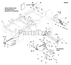 Ferris IS 2000Z (5901191) - Ferris IS2000Z Series 52" Zero-Turn Mower, 20hp Yanmar, Side-Discharge Rear Suspension Group