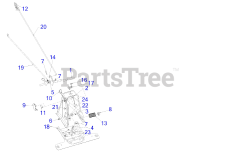 Murray 13DC26JD058 - Murray Lawn Tractor (2020) Pedals