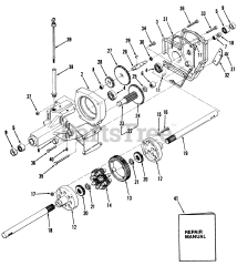 Toro 01-08K803 (C-85) - Toro Garden Tractor (1982) Transaxle